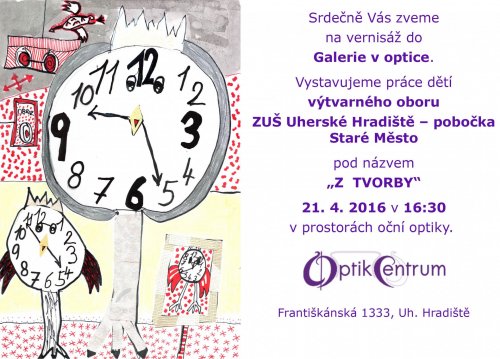 Vernisáž v Galerii v optice