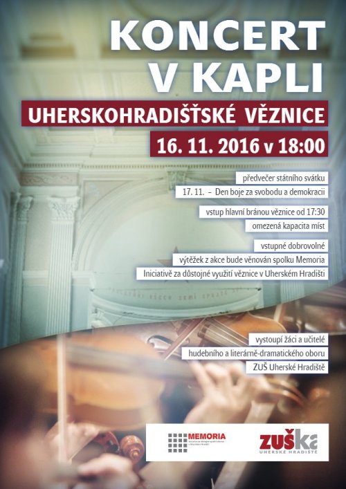 KONCERT V KAPLI UHERSKOHRADIŠŤSKÉ VĚZNICE