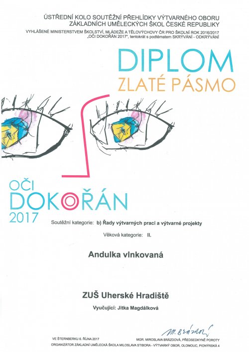 Ocenění pedagogů výtvarného oboru