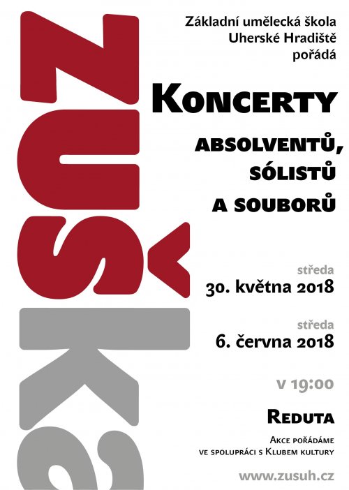 Koncert absolventů, sólistů a souborů | 6. června 2018