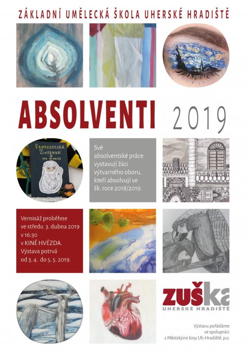 Výstava absolventů | výtvarného oboru 2019