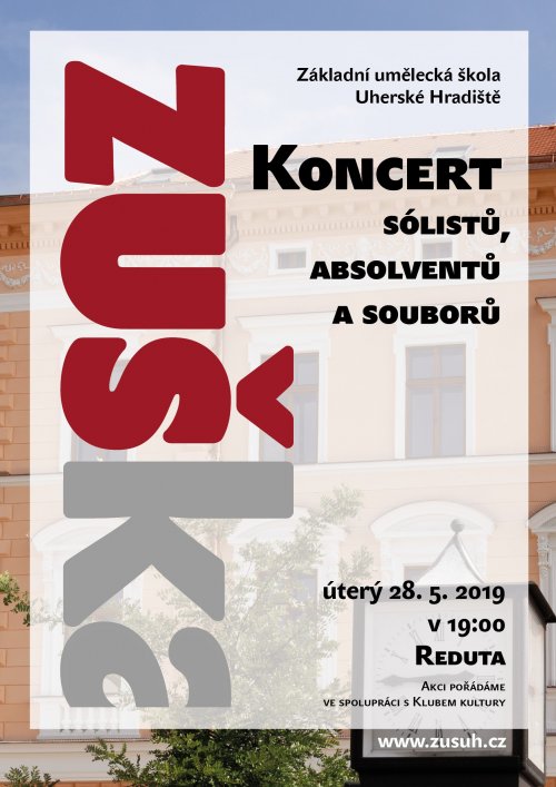 4. koncert absolventů, sólistů a souborů, | úterý 28. května v 19 hodin