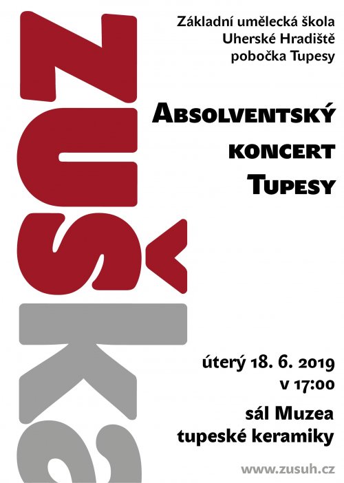Absolventský koncert | ZUŠ Uh. Hradiště – pobočky Tupesy