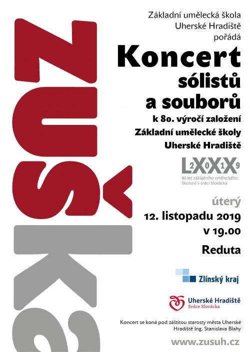 Koncert sólistů a souborů | k 80. výročí založení ZUŠ Uherské Hradiště