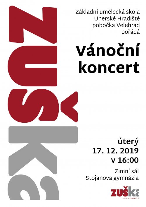 Vánoční koncert | pobočky Velehrad