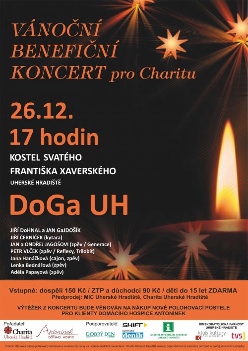 ZUŠ doporučuje: | Benefiční koncerty uherskohradišťské Charity