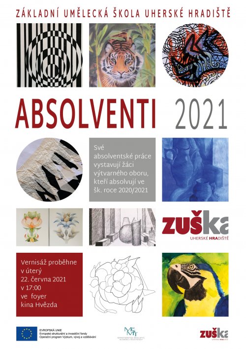 Výstava výtvarného oboru Absolventi 2021