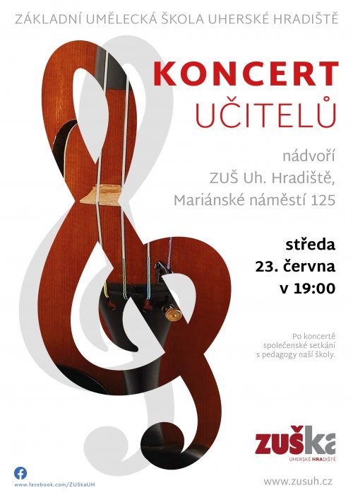 Koncert učitelů | Základní umělecké školy Uh. Hradiště