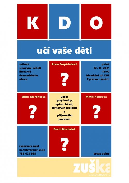 KDO UČÍ VAŠE DĚTI?