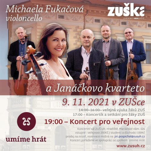 Michaela  Fukačová a  Janáčkovo  kvarteto | v ZUŠCE