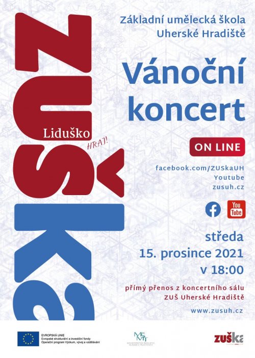Vánoční koncert, | Přímý přenos z koncertního sálu ZUŠ