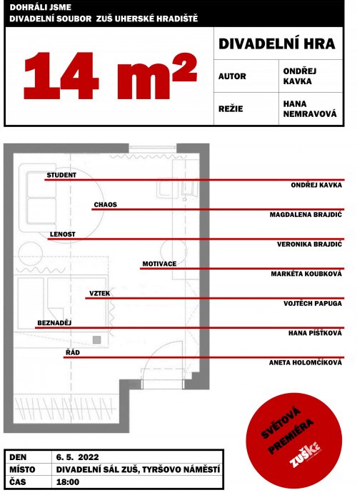 Kavkových 14 m² | Pozvánka na divadelní představení