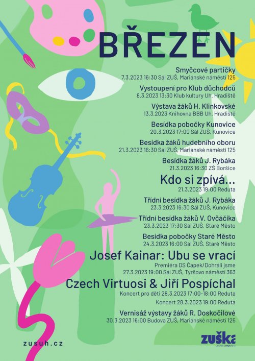 Program na měsíc březen