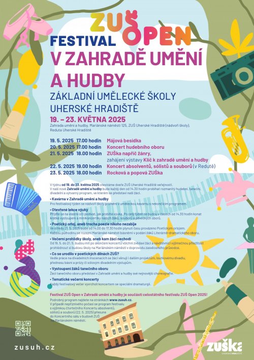 Festival ZUŠ Open 2025 v Uherském Hradišti