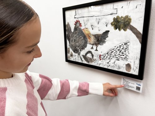 Naše škola pomáhá: úspěch naší žačky na Dražbě pro Fenix