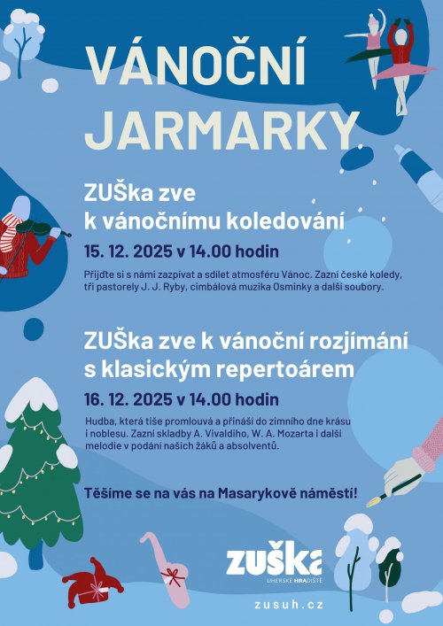 ZUŠka zve na vánoční jarmark!