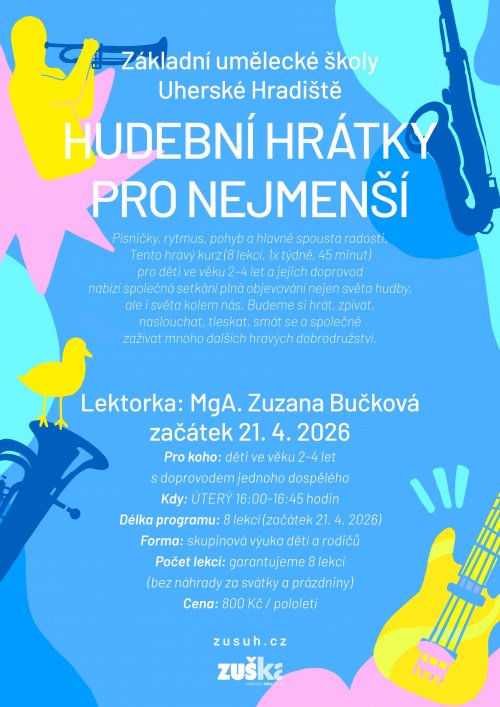 HUDEBNÍ HRÁTKY PRO NEJMENŠÍ │ ÚTERÝ