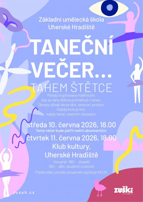 Taneční večer... tahem štětce (10. a 11. 6. 2026)
