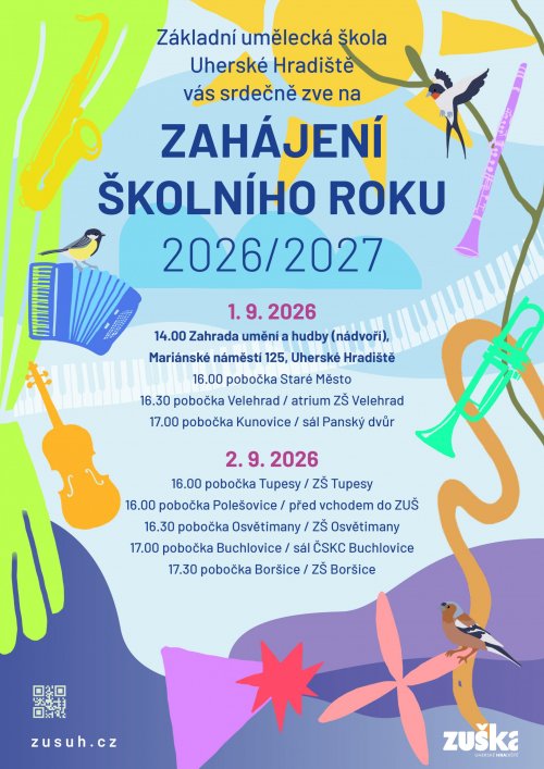 SLAVNOSTNÍ ZAHÁJENÍ ŠKOLNÍHO ROKU 2026/2027